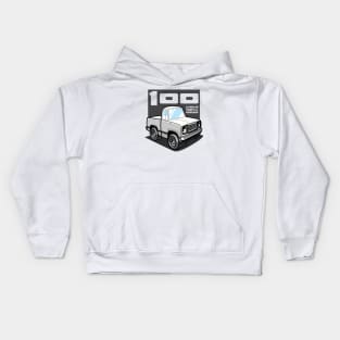 White - D-100 (1978 - White-Based) Kids Hoodie